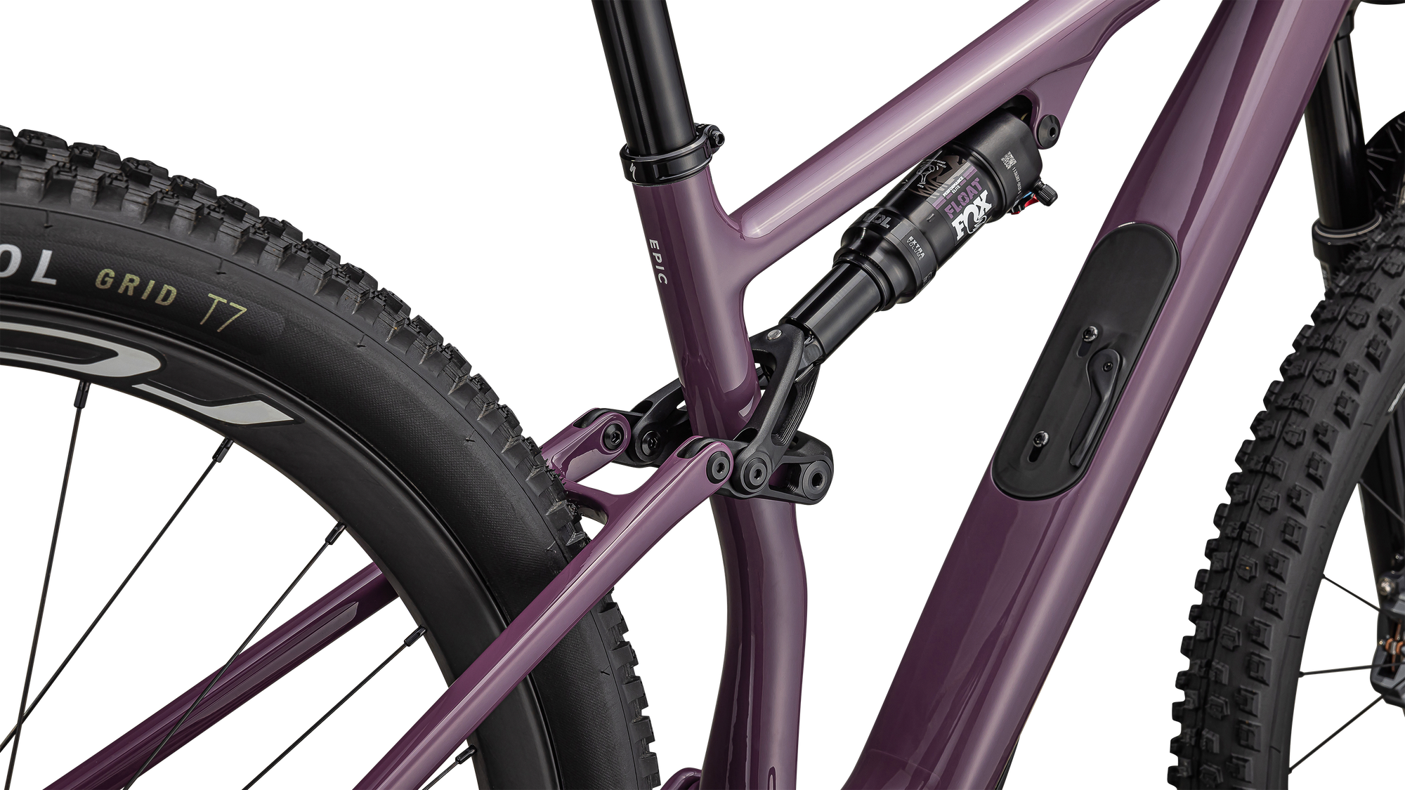Specialized Epic 8 EVO Expert - SRAM GX AXS, FOX Performance Elite - Gloss Cast Lilac / Dune White