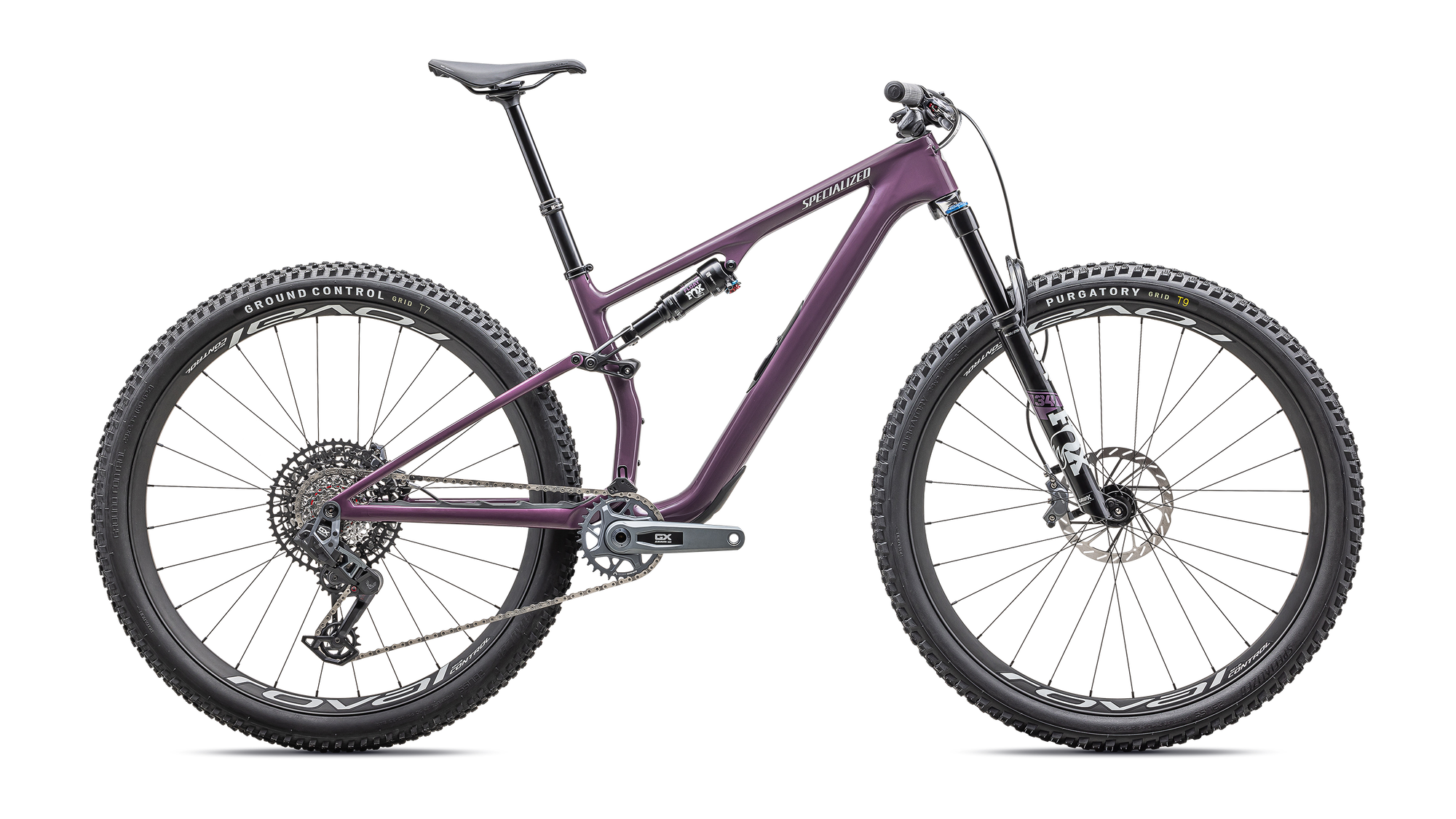 Specialized Epic 8 EVO Expert - SRAM GX AXS, FOX Performance Elite - Gloss Cast Lilac / Dune White