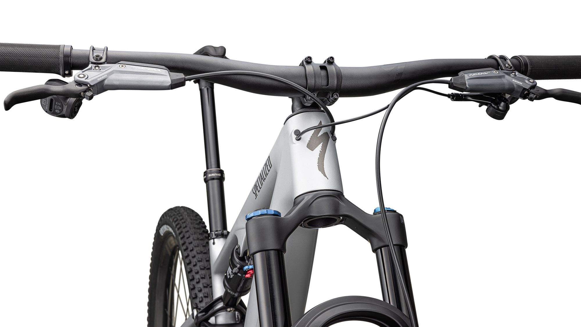 Specialized Epic 8 EVO Expert - SRAM GX AXS, FOX Performance Elite - Satin Silver Dust / Gunmetal