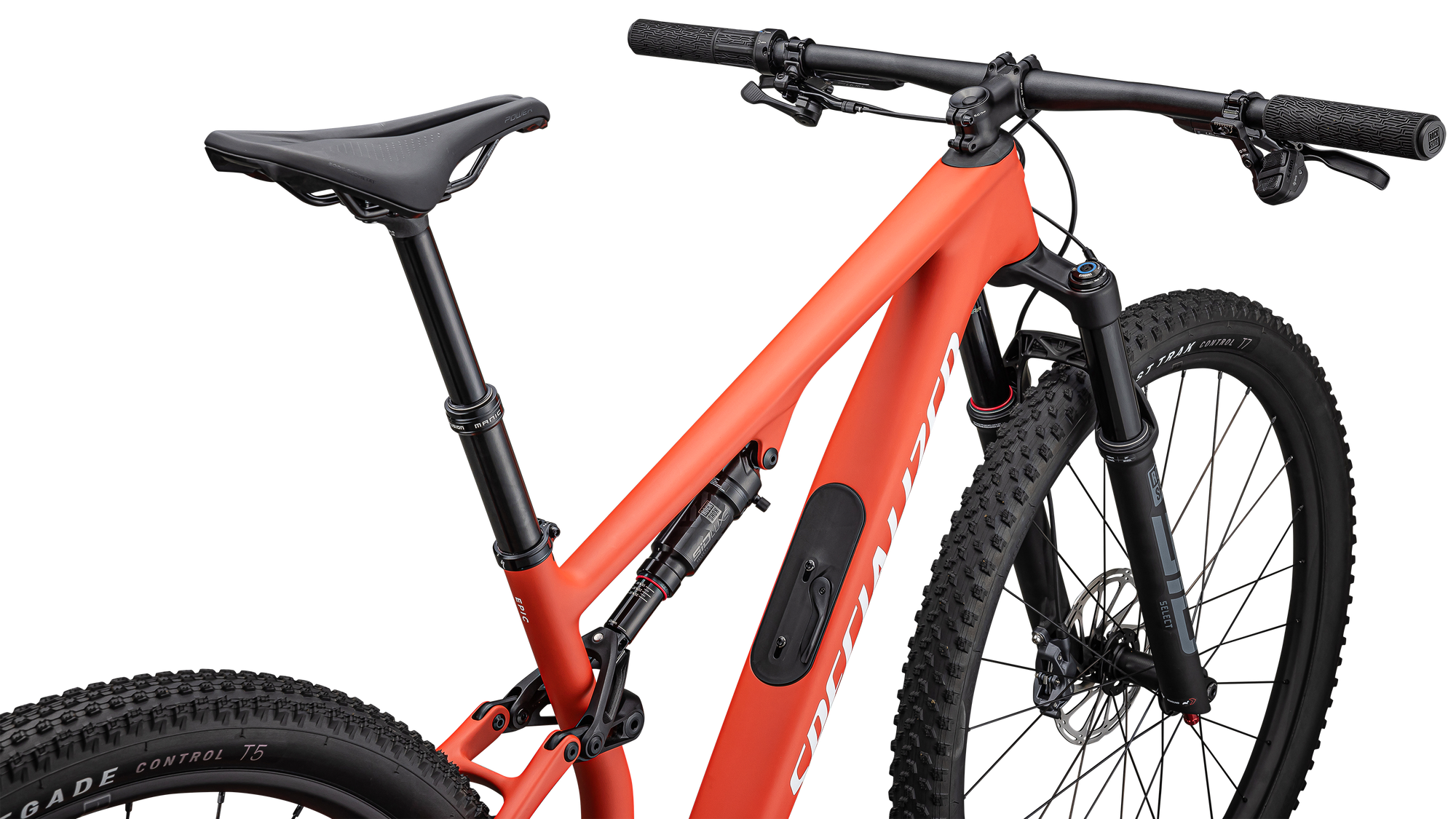 Specialized Epic 8 Comp - SRAM S-1000 AXS, RockShox Select - Satin Deep Orange White