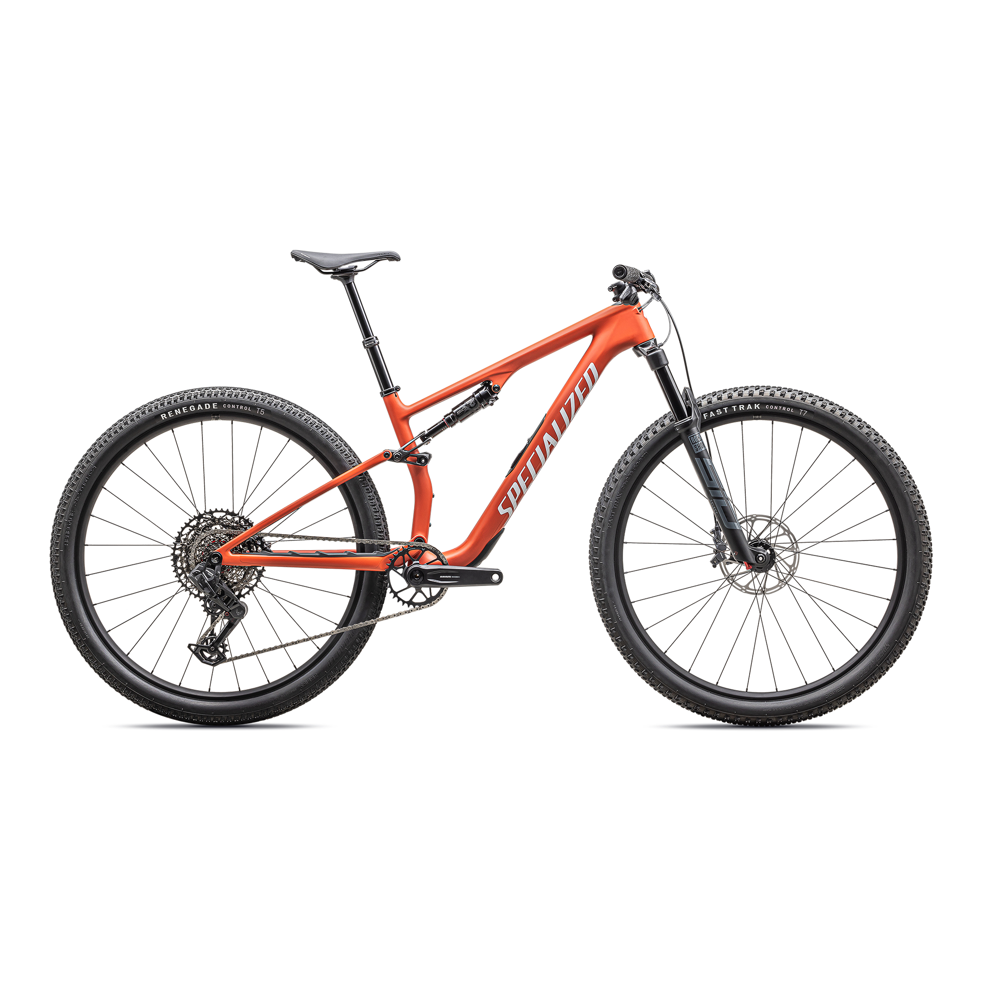 Specialized Epic 8 Comp - SRAM S-1000 AXS, RockShox Select - Satin Deep Orange White