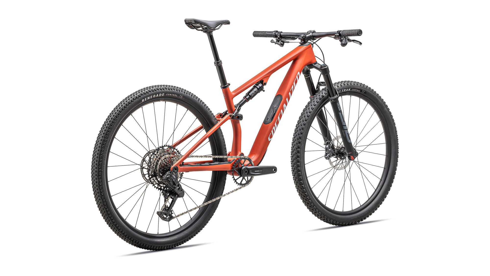 Specialized Epic 8 Comp - SRAM S-1000 AXS, RockShox Select - Satin Deep Orange White