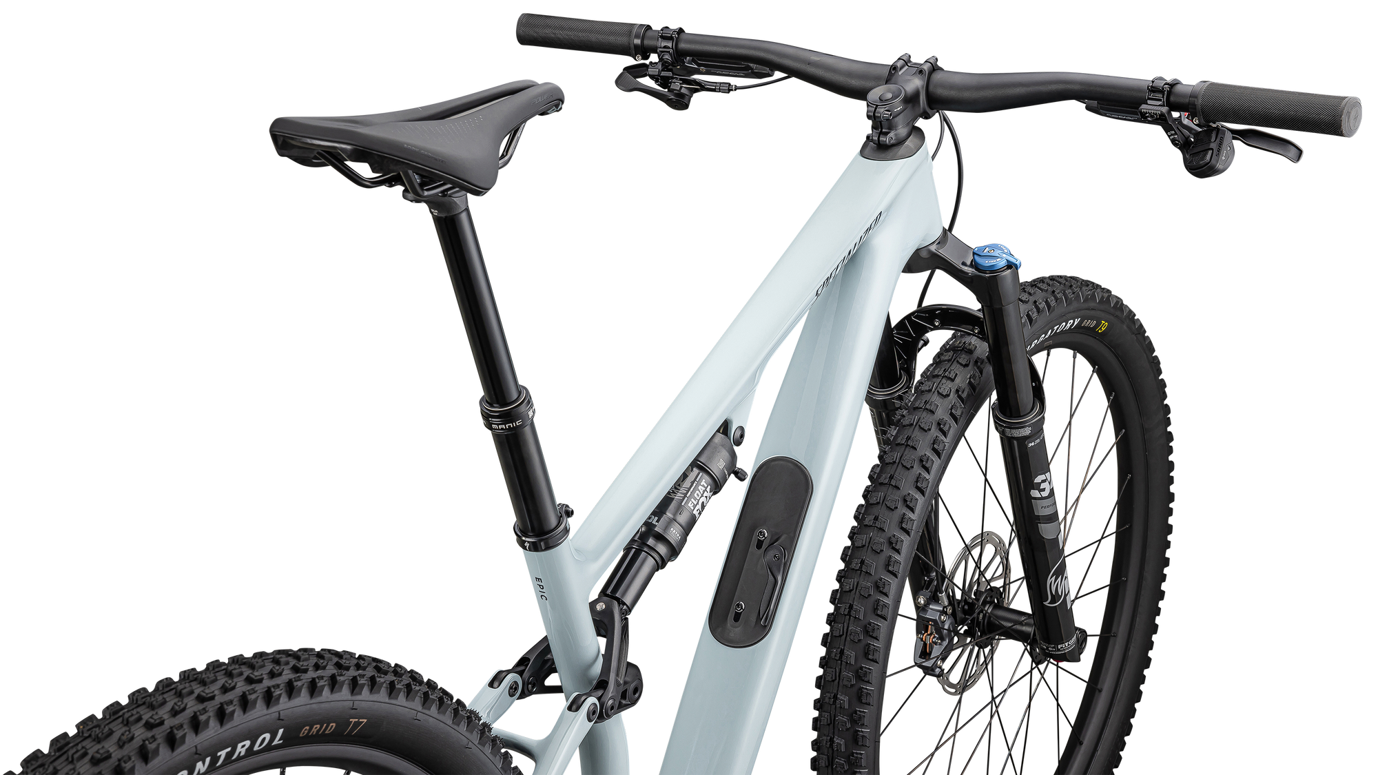 Specialized Epic 8 EVO Comp - SRAM S-1000 AXS, FOX Performance - Gloss Sea Foam / Cast Blue Metallic