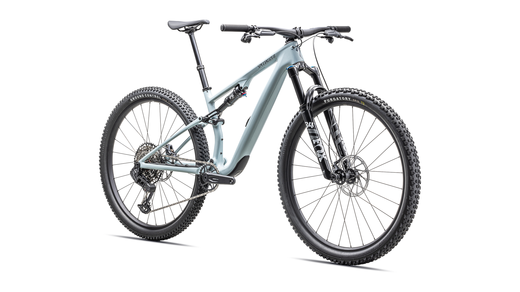 Specialized Epic 8 EVO Comp - SRAM S-1000 AXS, FOX Performance - Gloss Sea Foam / Cast Blue Metallic