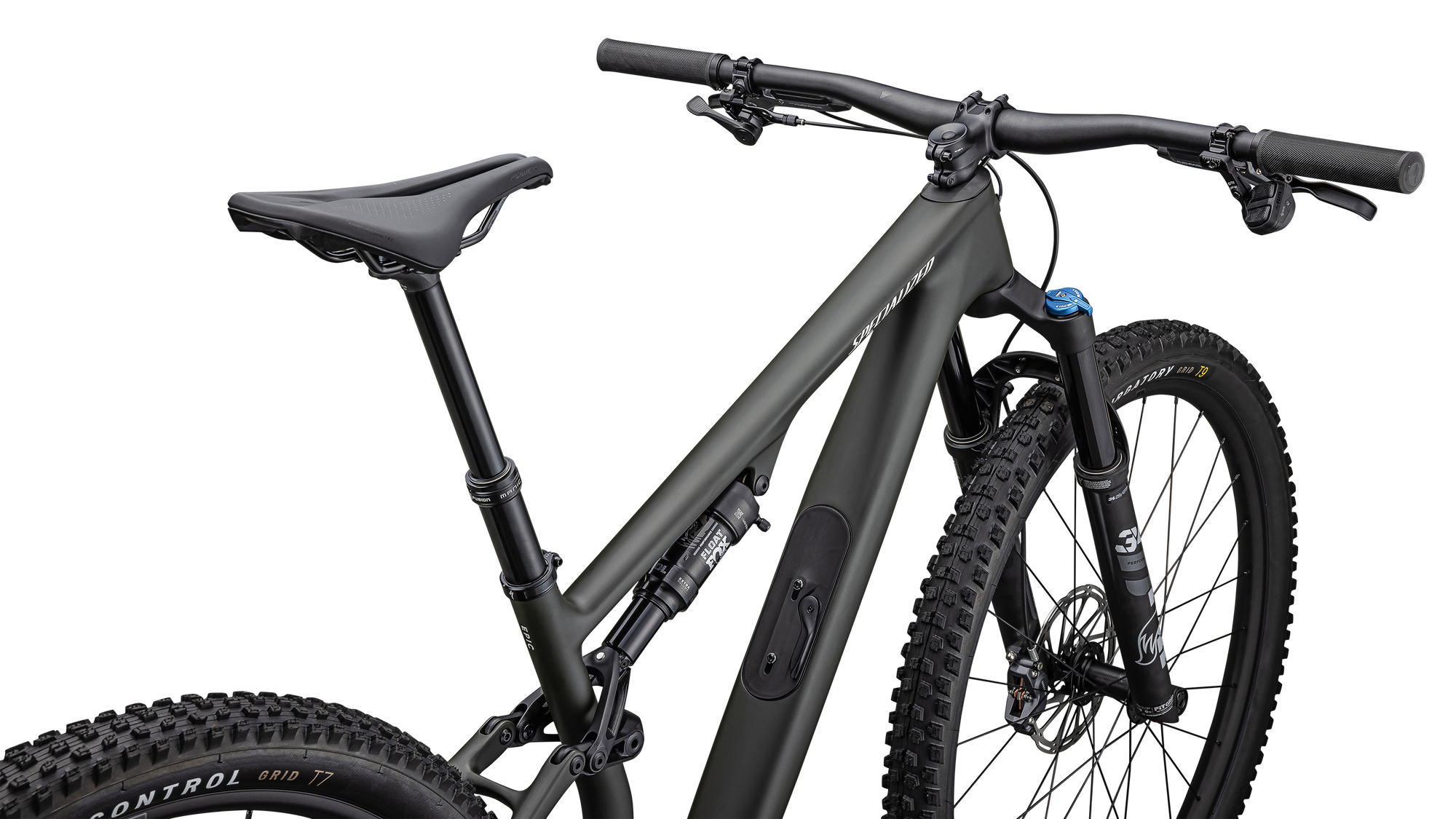 Specialized Epic 8 EVO Comp - SRAM S-1000 AXS, FOX Performance - Satin Dark Moss Green / Dune White