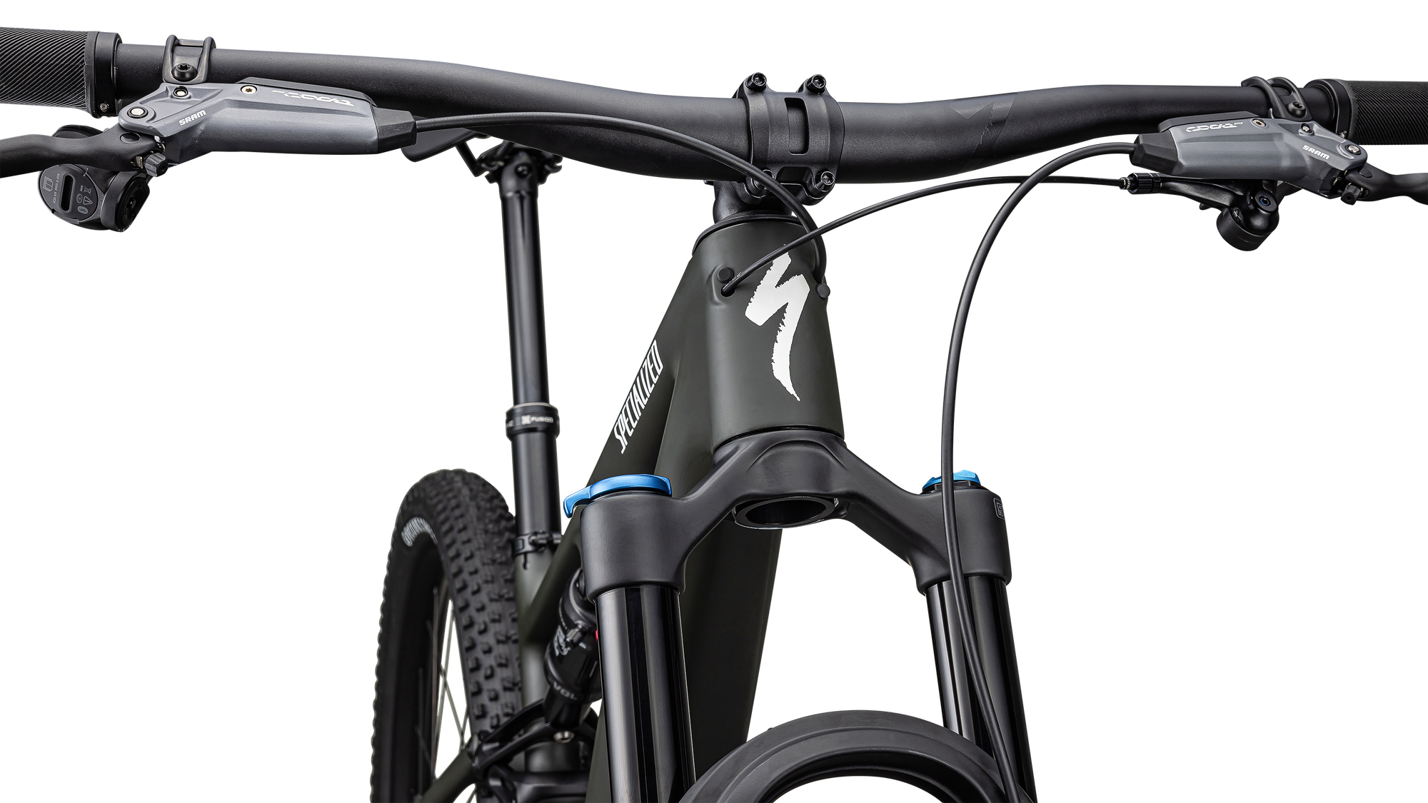 Specialized Epic 8 EVO Comp - SRAM S-1000 AXS, FOX Performance - Satin Dark Moss Green / Dune White
