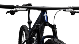 Specialized S-Works Epic 8 - SRAM XX SL AXS, RockShox Ultimate Flight Attendant - Gloss Cyan Blue Pearl / Metallic White Silver