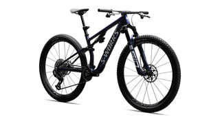Specialized S-Works Epic 8 - SRAM XX SL AXS, RockShox Ultimate Flight Attendant - Gloss Cyan Blue Pearl / Metallic White Silver
