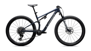 Specialized S-Works Epic 8 - SRAM XX SL AXS, RockShox Ultimate Flight Attendant - Gloss Cyan Blue Pearl / Metallic White Silver