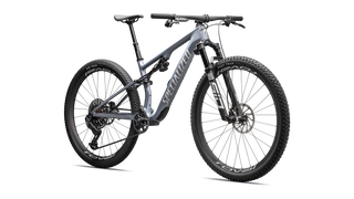 Specialized Epic 8 Pro - SRAM X0 AXS, RockShox Ultimate Flight Attendant - Glacial Metallic Pearl / Metallic White Silver
