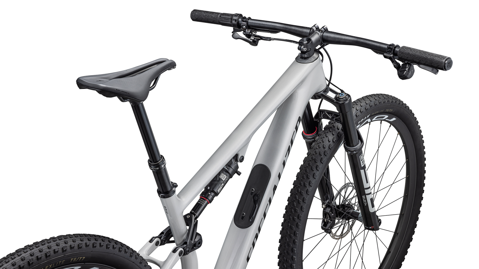 Specialized Epic 8 Expert - SRAM GX AXS, RockShox Select+ - Gloss Dolomite Metallic / Obsidian