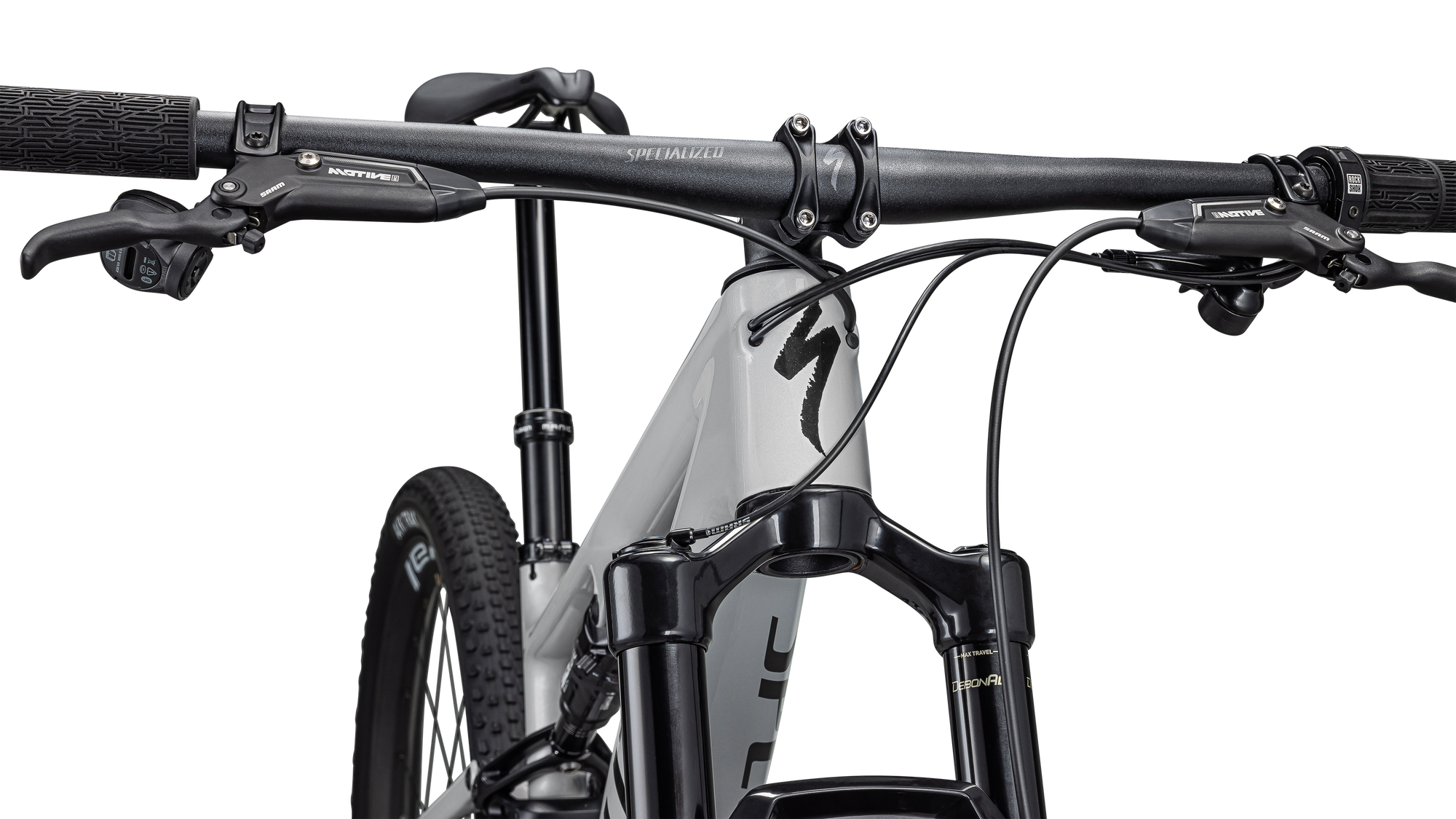 Specialized Epic 8 Expert - SRAM GX AXS, RockShox Select+ - Gloss Dolomite Metallic / Obsidian
