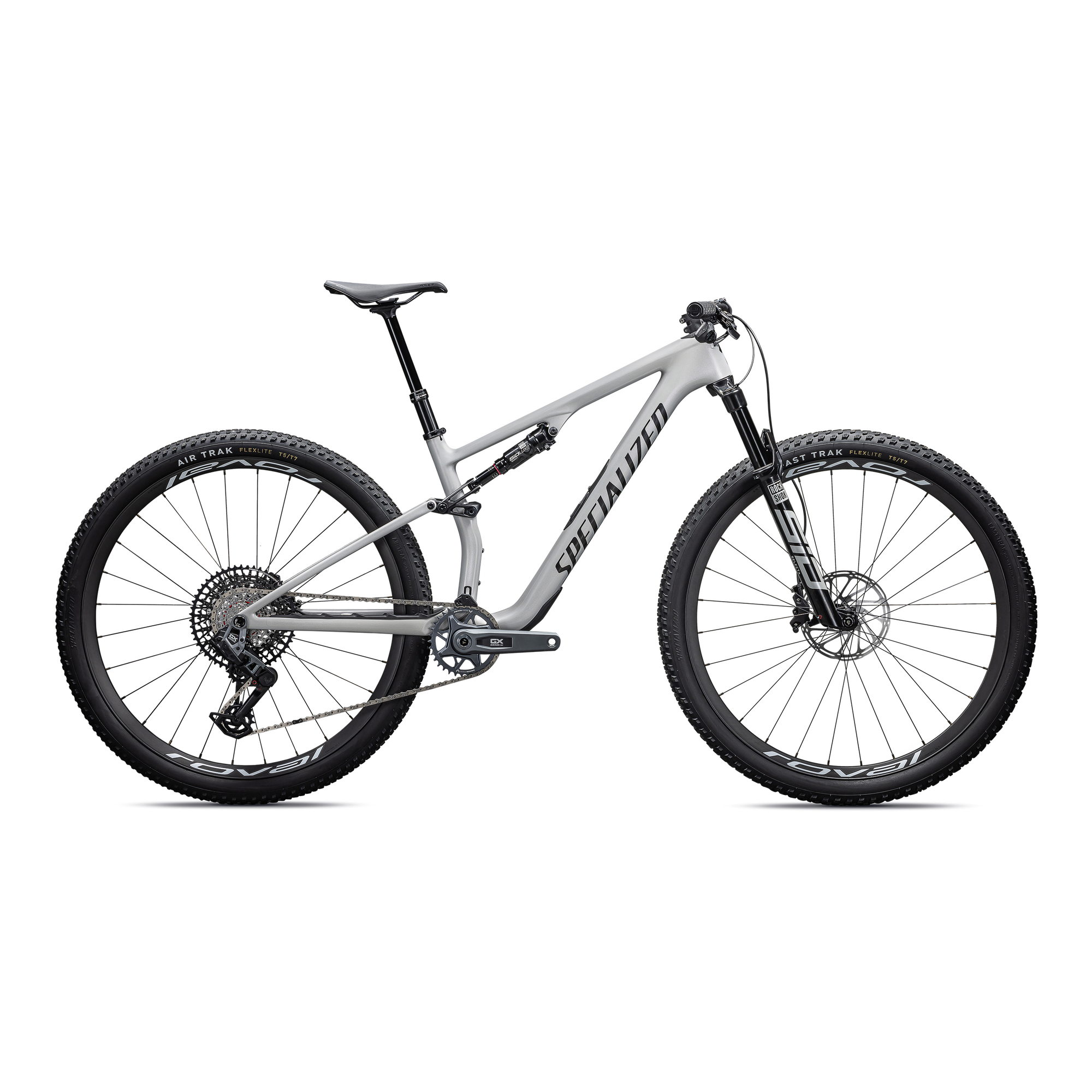 Specialized Epic 8 Expert - SRAM GX AXS, RockShox Select+ - Gloss Dolomite Metallic / Obsidian