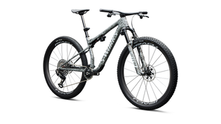 Specialized S-Works Epic 9 - Gloss Metallic Obsidian Multi Color Dry Impasto/ Metallic White Silver
