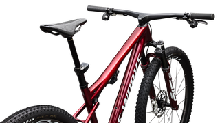 Specialized S-Works Epic 9 - Gloss Red Tint Over Red Reflex Pearl Edge Fade / Metallic White Silver
