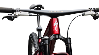 Specialized S-Works Epic 9 - Gloss Red Tint Over Red Reflex Pearl Edge Fade / Metallic White Silver