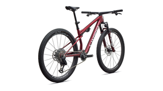 Specialized S-Works Epic 9 - Gloss Red Tint Over Red Reflex Pearl Edge Fade / Metallic White Silver