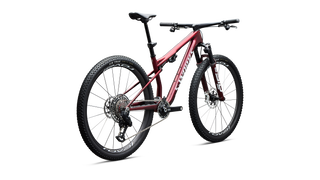 Specialized S-Works Epic 9 - Gloss Red Tint Over Red Reflex Pearl Edge Fade / Metallic White Silver