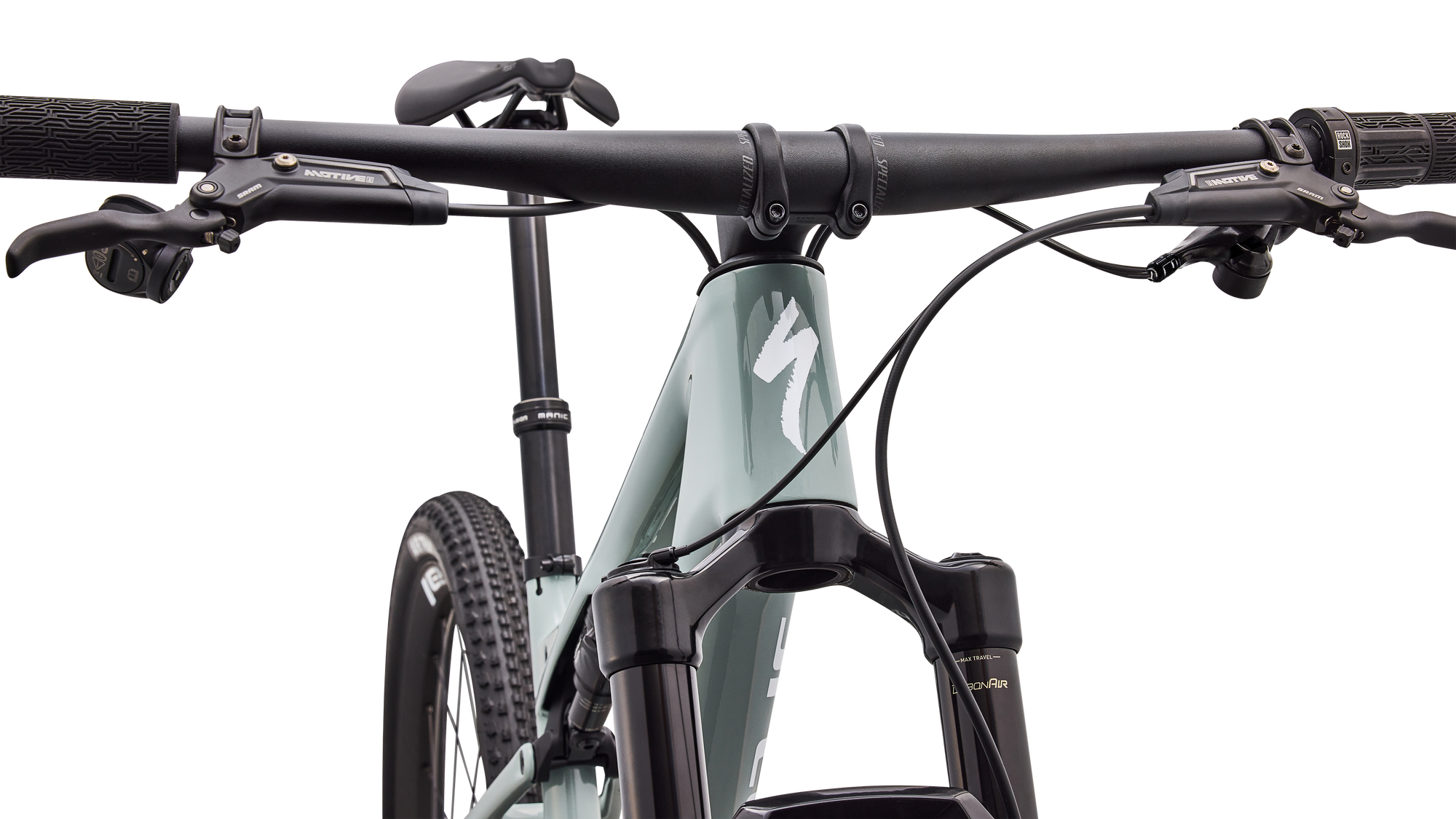 Specialized Epic 9 Expert - Gloss Agave Grey / Metallic White Silver