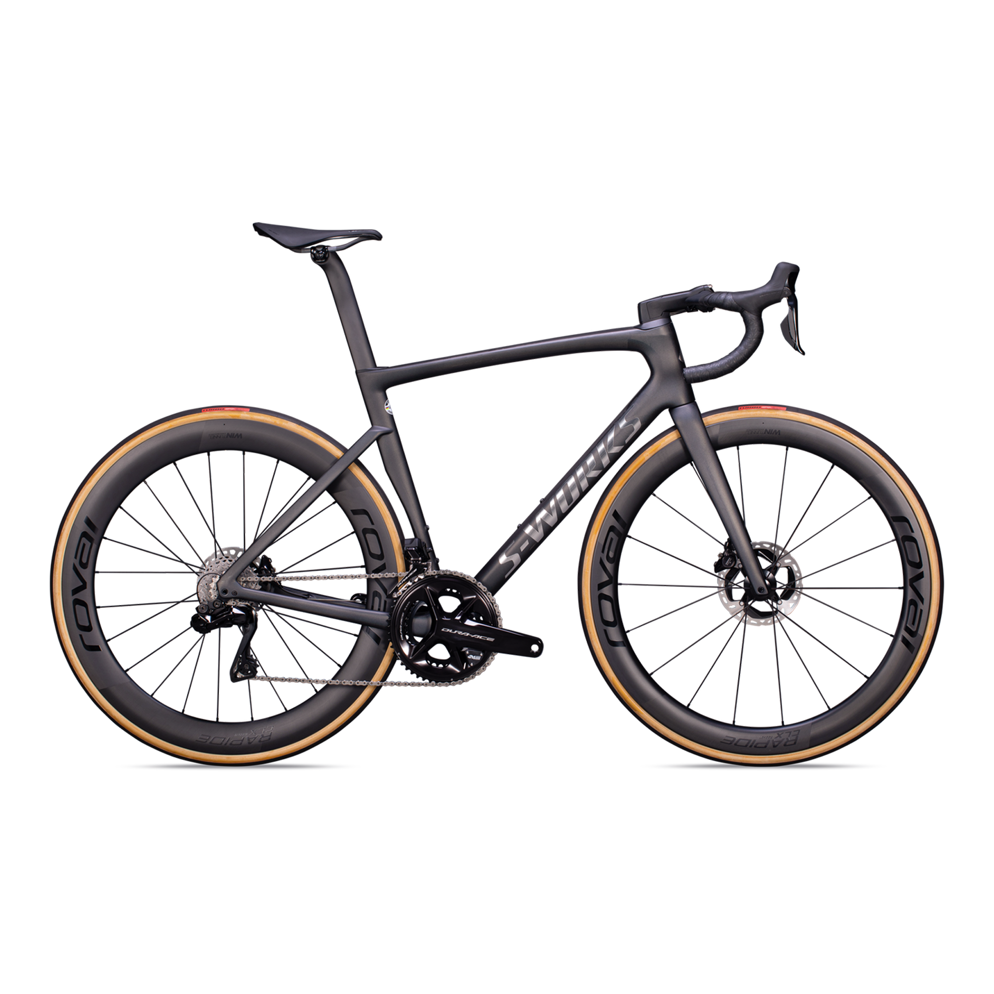 Specialized S-Works Tarmac SL7 - Shimano Dura-Ace Di2 - Satin Carbon/Spectraflair Tint/Gloss Brushed Chrome