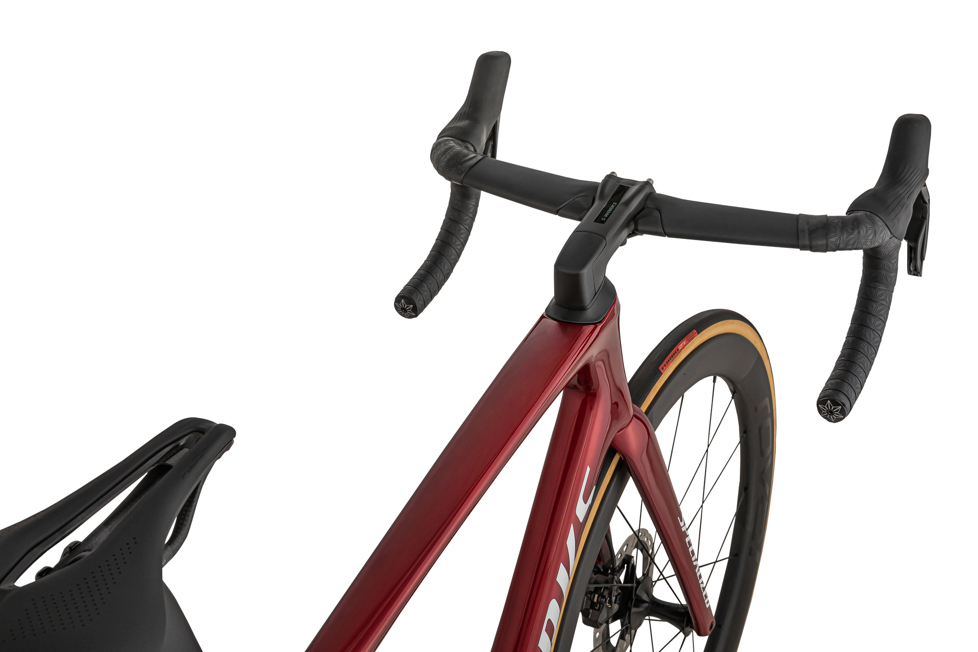 Specialized S-Works Tarmac SL7 - Shimano Dura-Ace Di2 - Red Tint/Metallic White Silver/ Satin Black