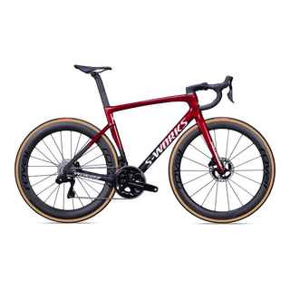 Specialized S-Works Tarmac SL7 - Shimano Dura-Ace Di2 - Red Tint/Metallic White Silver/ Satin Black