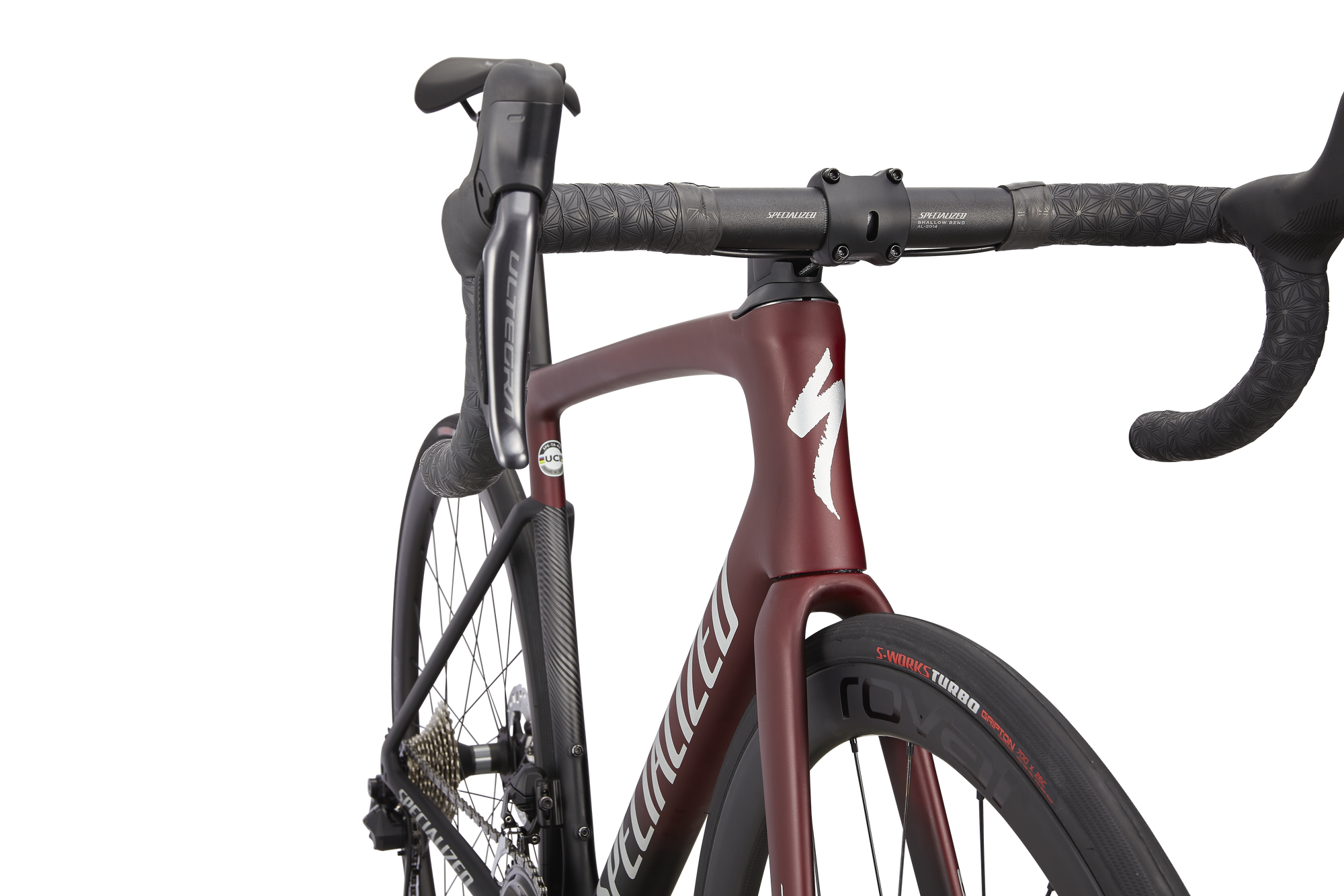 Specialized Tarmac SL7 Expert - Shimano Ultegra Di2 - Maroon / Black / Light Silver