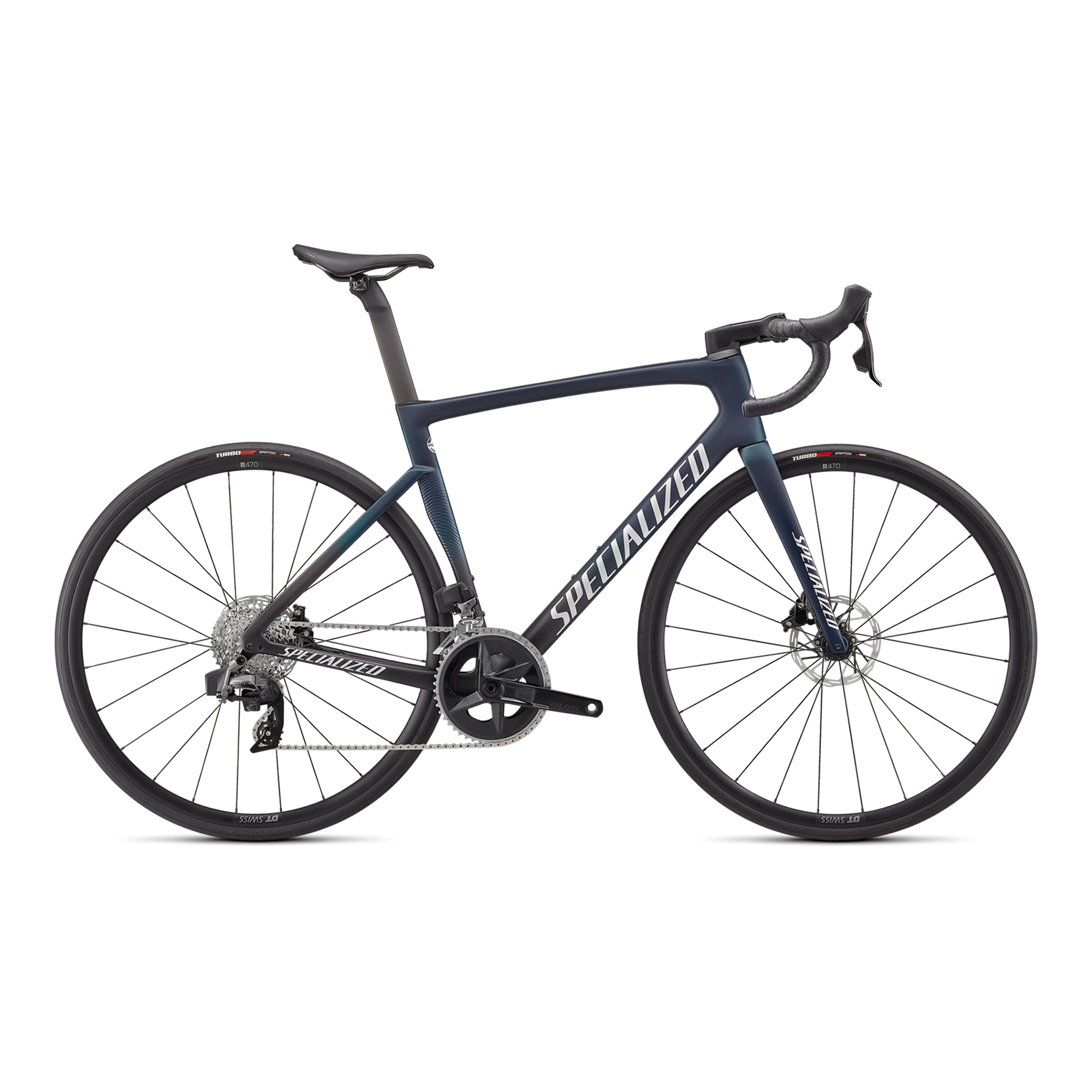 Specialized Tarmac SL7 Comp - SRAM Rival eTAP AXS - Satin Teal Tint/Black/Light Silver