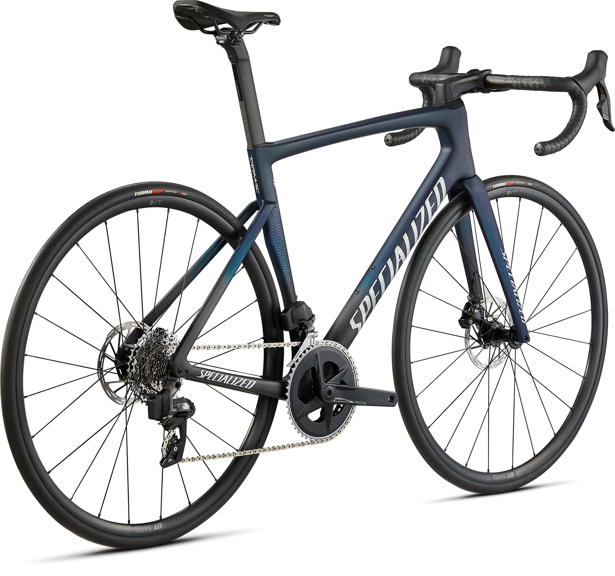 Specialized Tarmac SL7 Comp - SRAM Rival eTAP AXS - Satin Teal Tint/Black/Light Silver