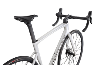 Specialized Tarmac SL7 Comp - SRAM Rival eTAP AXS - Gloss Metallic White Silver / Smoke