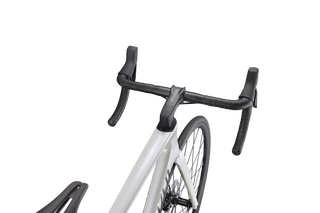 Specialized Tarmac SL7 Comp - SRAM Rival eTAP AXS - Gloss Metallic White Silver / Smoke