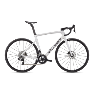 Specialized Tarmac SL7 Comp - SRAM Rival eTAP AXS - Gloss Metallic White Silver / Smoke