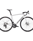 Specialized Tarmac SL7 Comp - SRAM Rival eTAP AXS - Gloss Metallic White Silver / Smoke