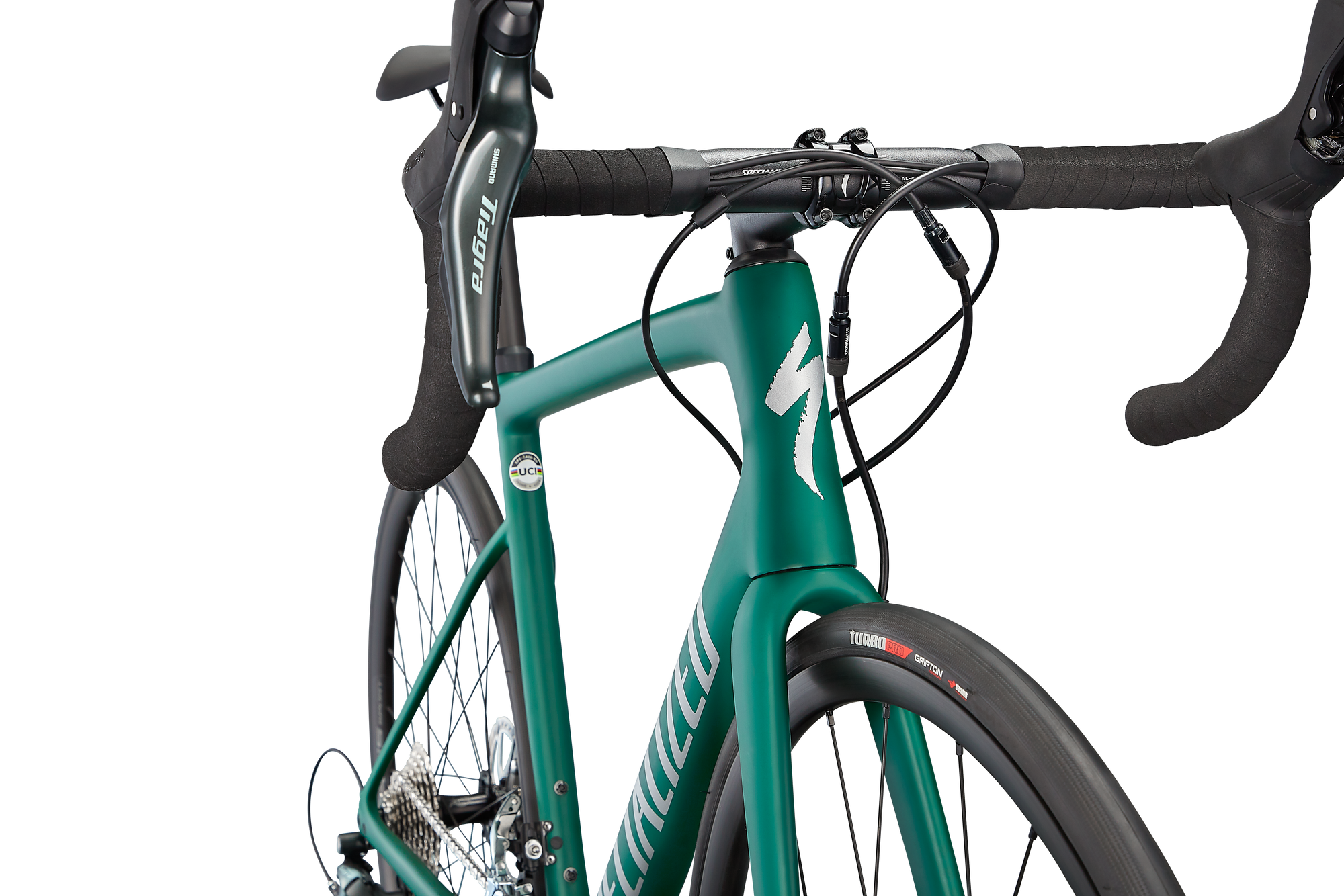 Specialized Tarmac SL6 - Shimano Tiagra - Pine Green / Light Silver