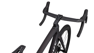 Specialized S-Works Tarmac SL7 - Shimano Dura-Ace Di2 - Satin Red Onyx Granite Over Black / Metallic White Silver