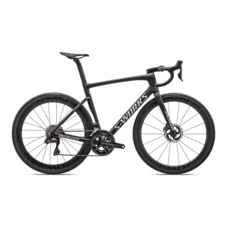 Specialized S-Works Tarmac SL7 - Shimano Dura-Ace Di2 - Satin Red Onyx Granite Over Black / Metallic White Silver