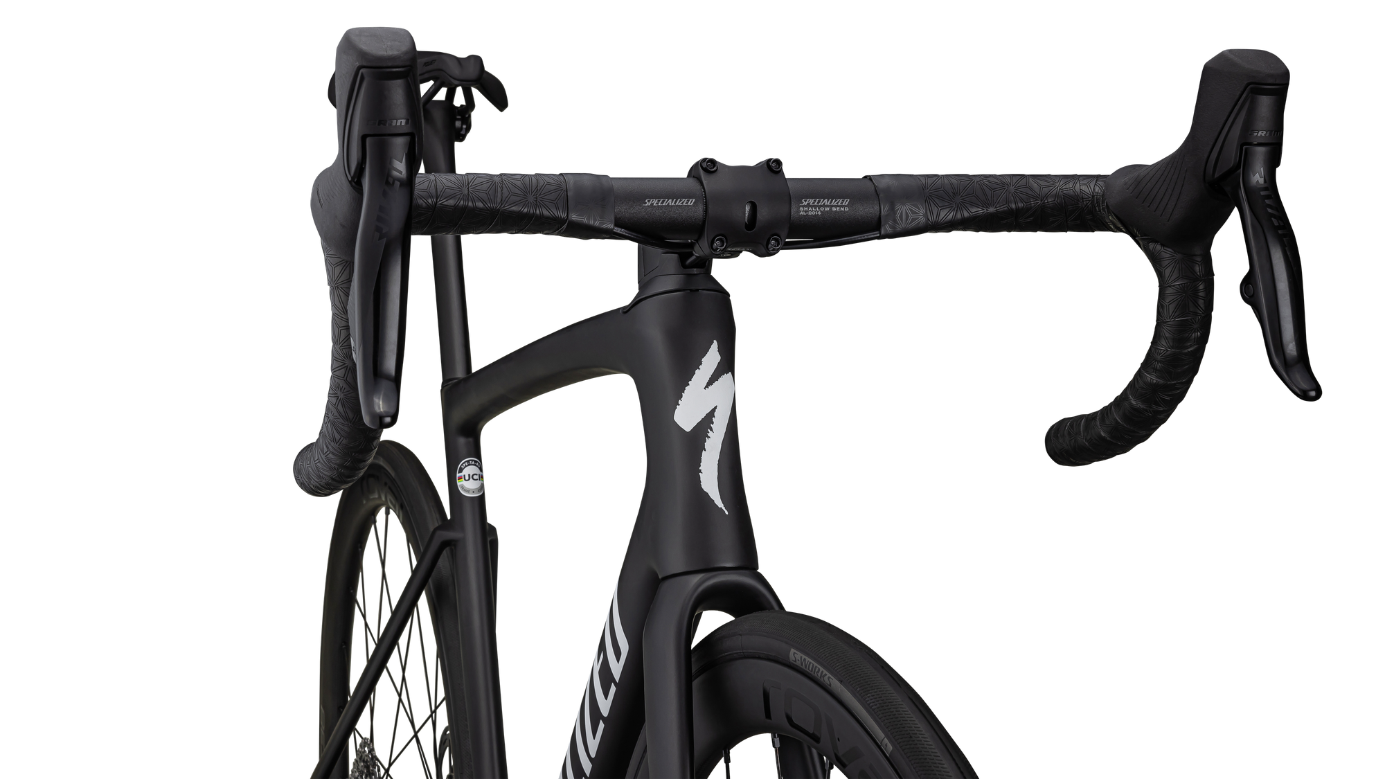 Specialized Tarmac SL7 Expert - SRAM Rival AXS - Satin Carbon/White