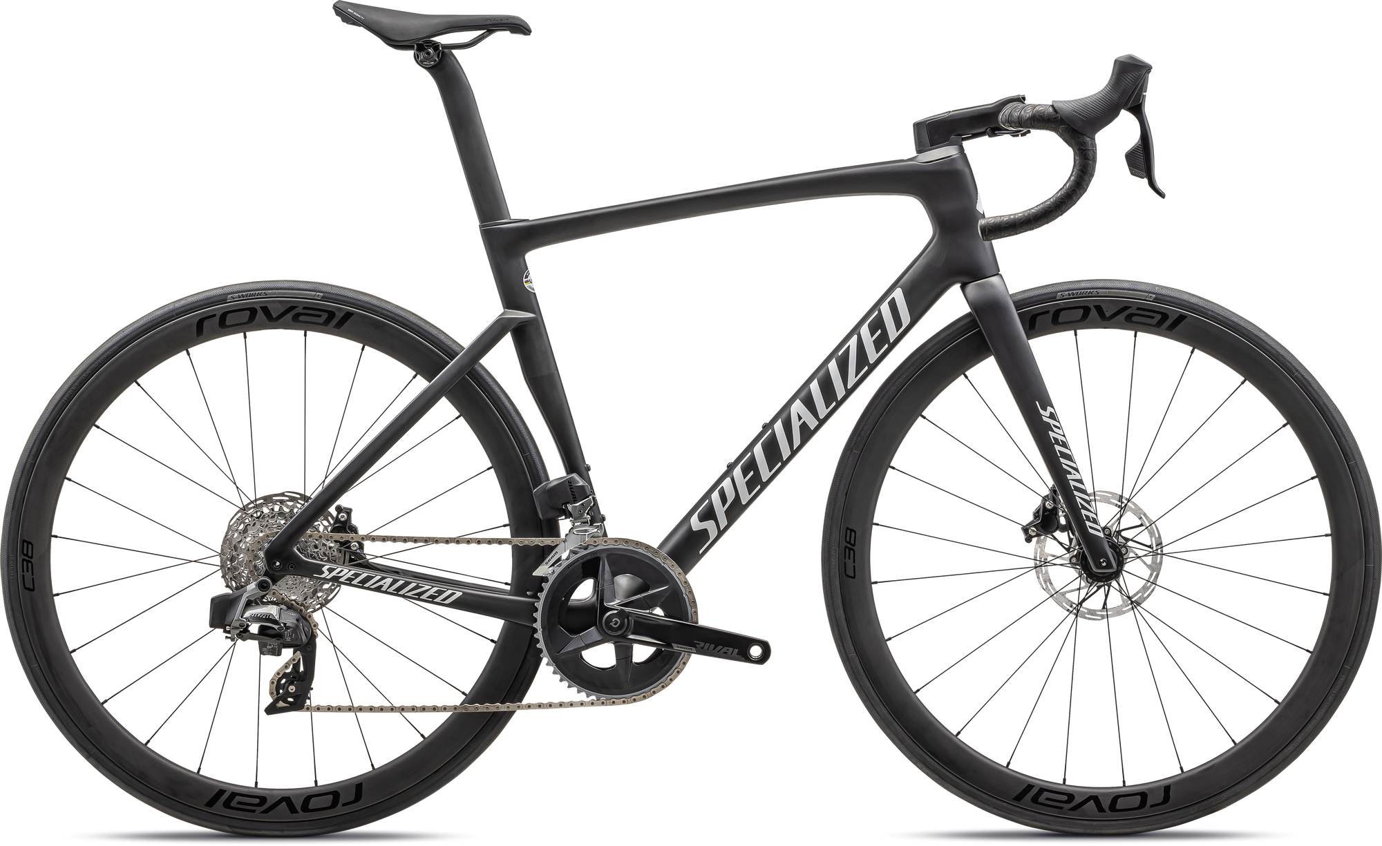 Specialized Tarmac SL7 Expert - SRAM Rival AXS - Satin Carbon/White