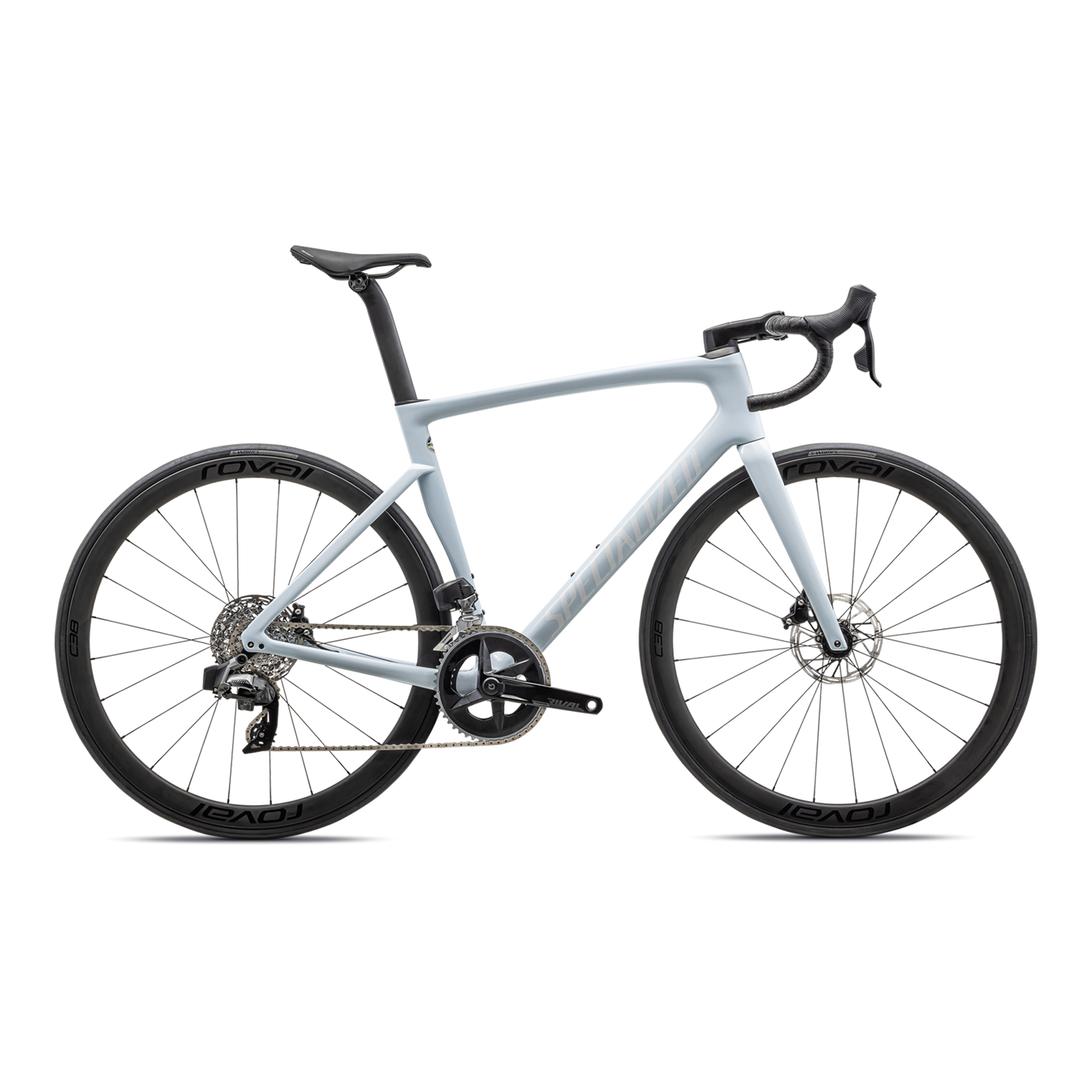 Specialized Tarmac SL7 Expert - SRAM Rival AXS - Gloss Morning Mist/White