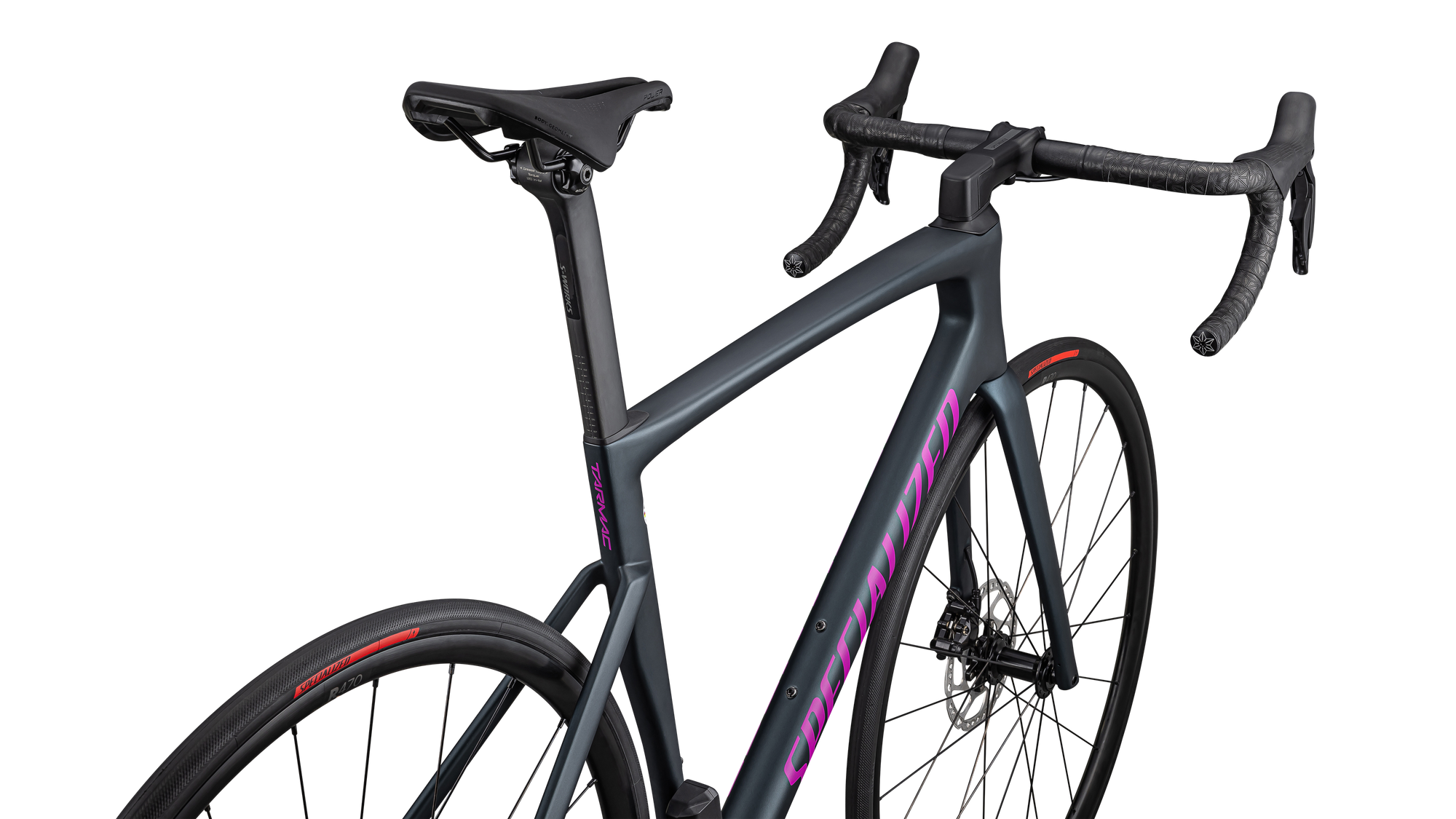 Specialized Tarmac SL7 Comp - Shimano 105 Di2 - Satin Metallic Deep Lake/Purple Orchid