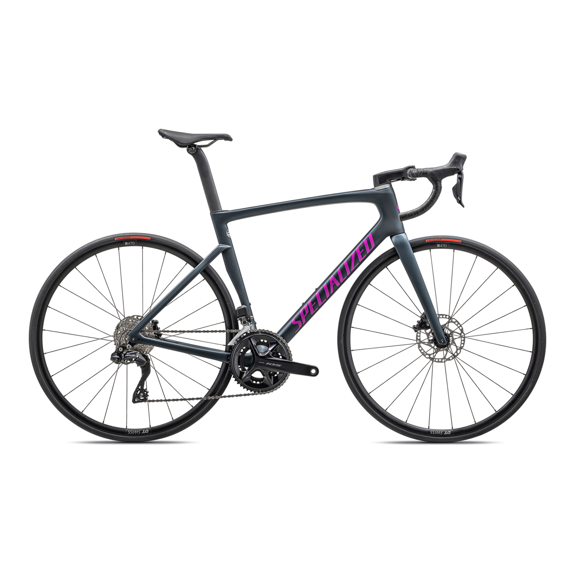 Specialized Tarmac SL7 Comp - Shimano 105 Di2 - Satin Metallic Deep Lake/Purple Orchid