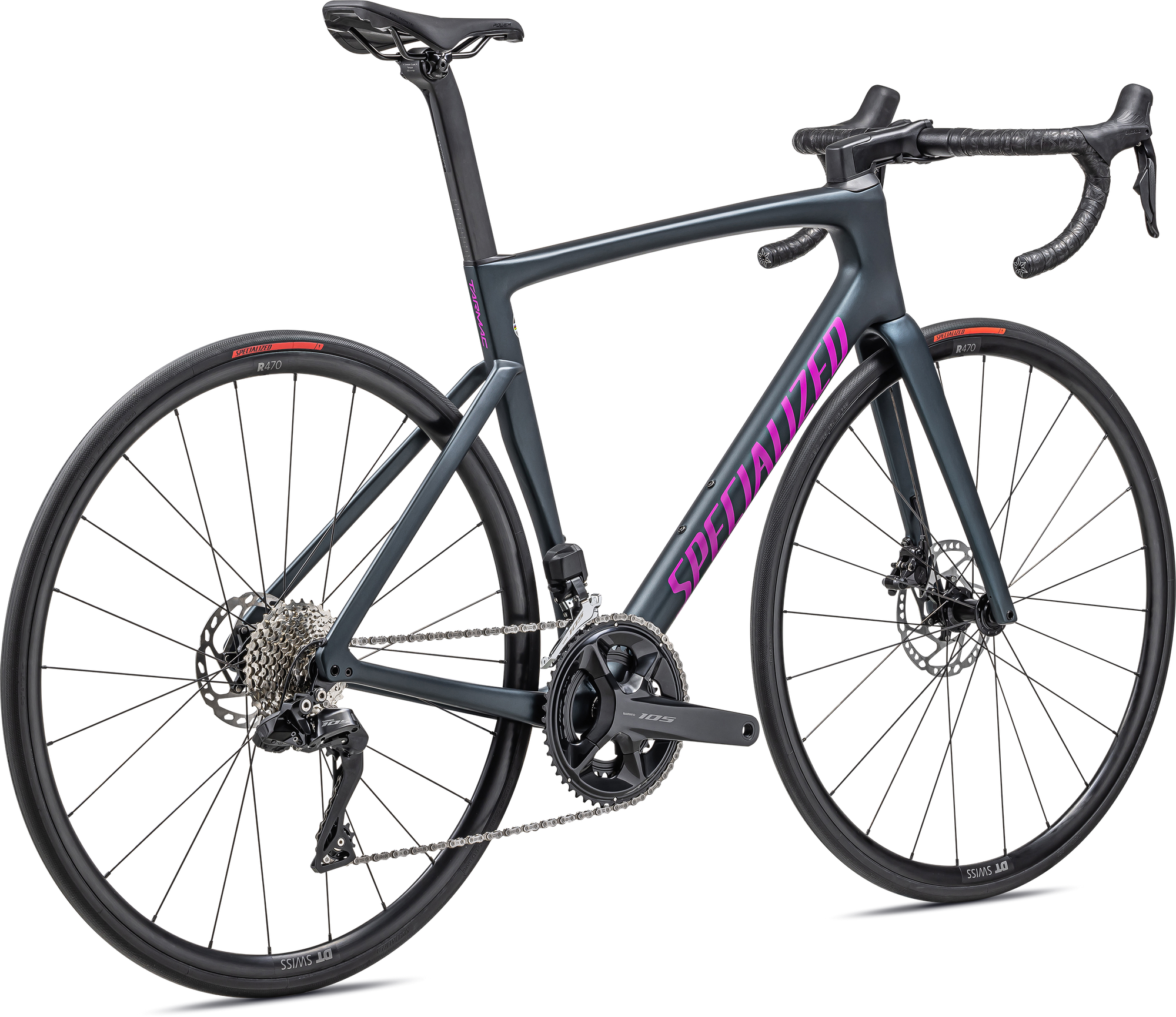 Specialized Tarmac SL7 Comp - Shimano 105 Di2 - Satin Metallic Deep Lake/Purple Orchid