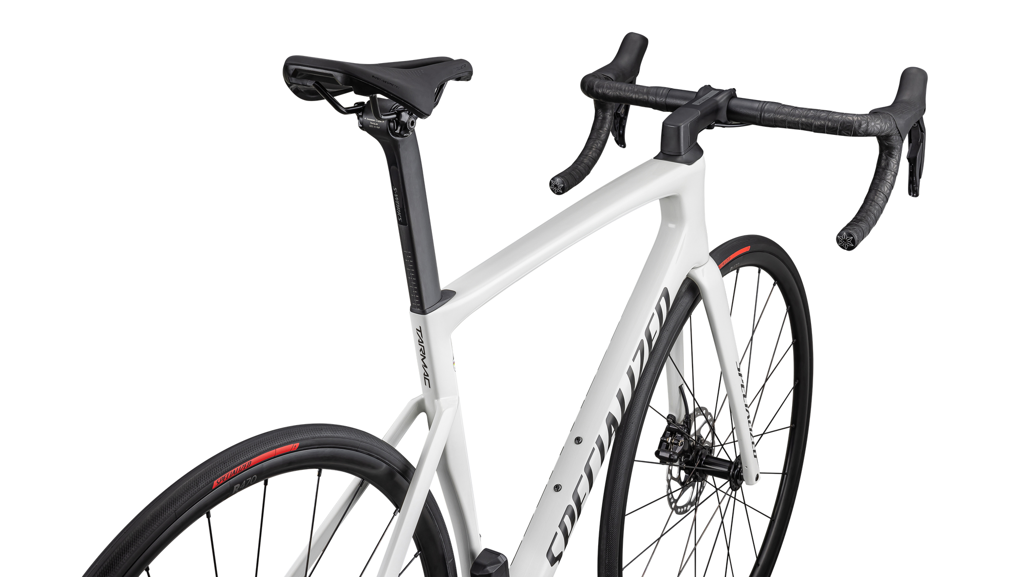 Specialized Tarmac SL7 Comp - Shimano 105 Di2 - Gloss Dune White/Metallic Obsidian
