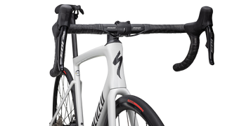 Specialized Tarmac SL7 Comp - Shimano 105 Di2 - Gloss Dune White/Metallic Obsidian