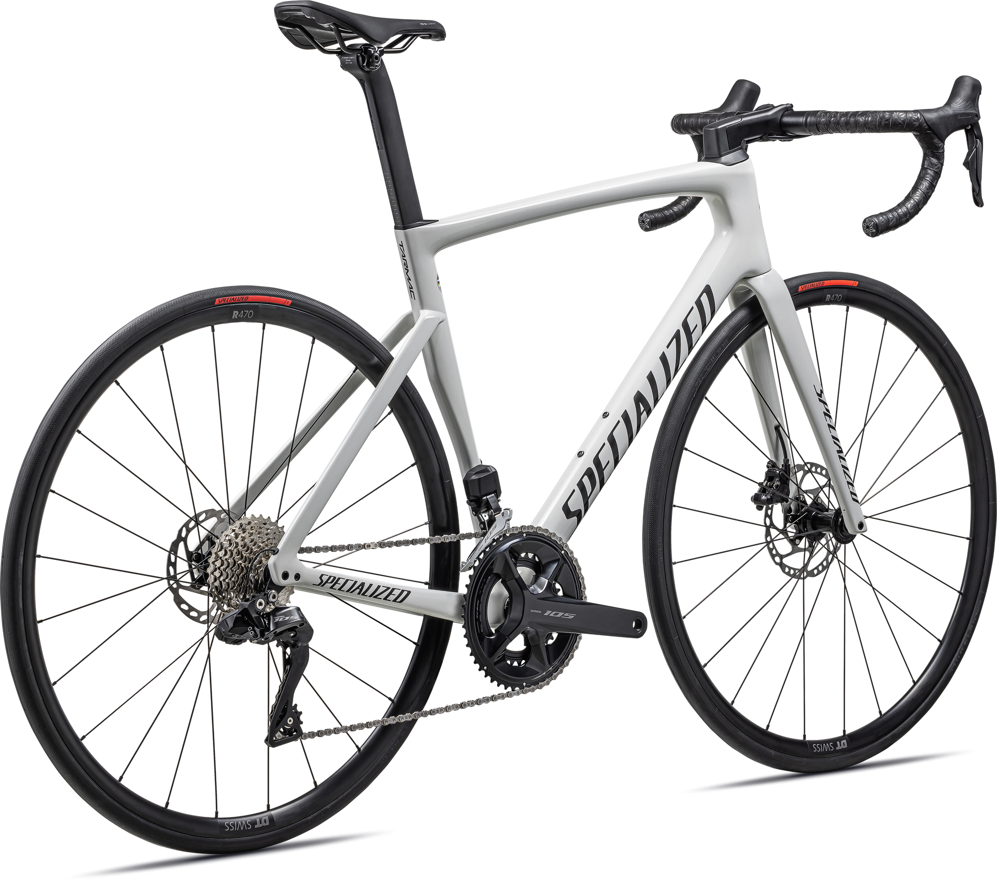 Specialized Tarmac SL7 Comp - Shimano 105 Di2 - Gloss Dune White/Metallic Obsidian