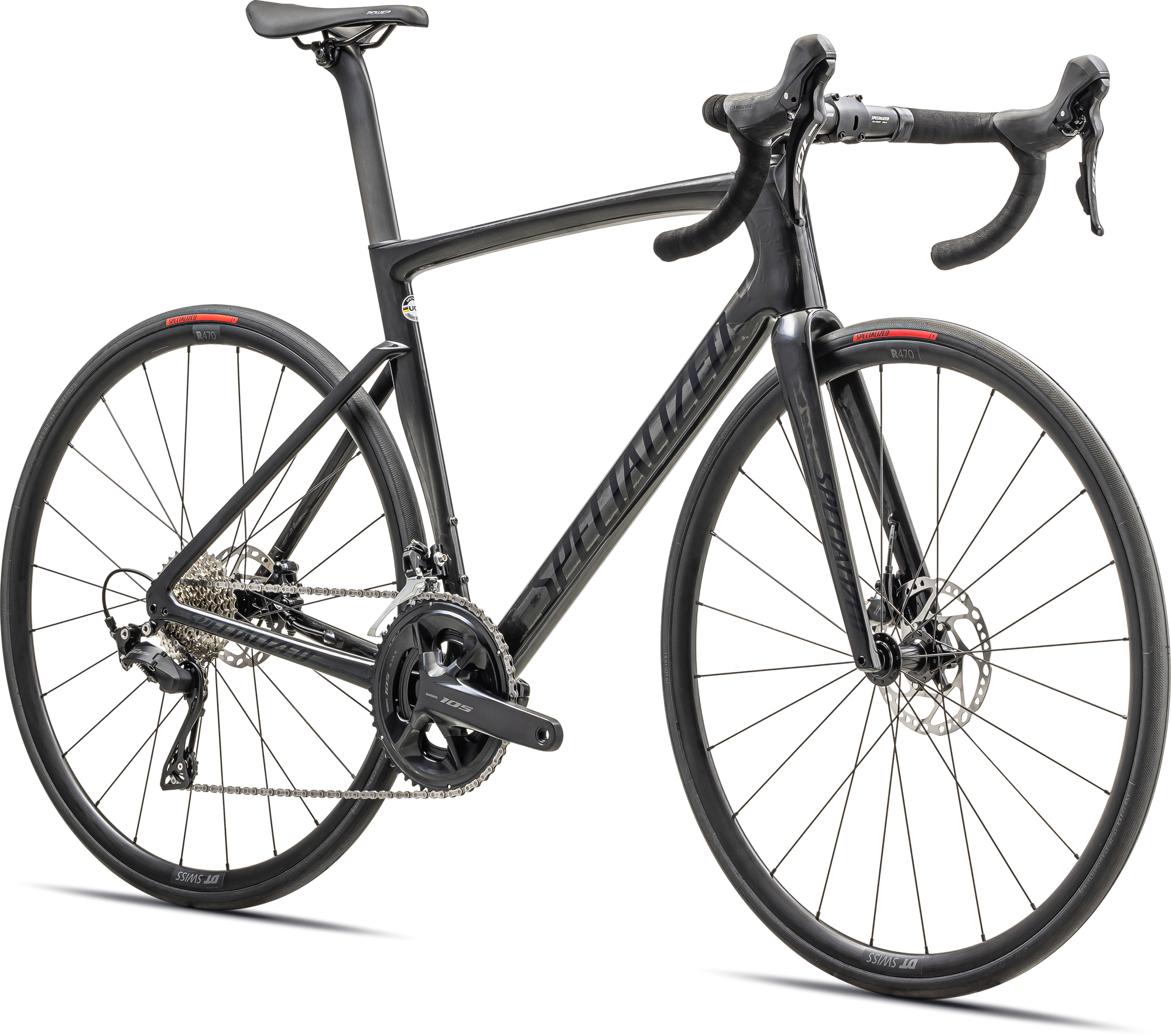 Specialized Tarmac SL7 Sport - Shimano 105 - Gloss Carbon / Metallic Dark Navy