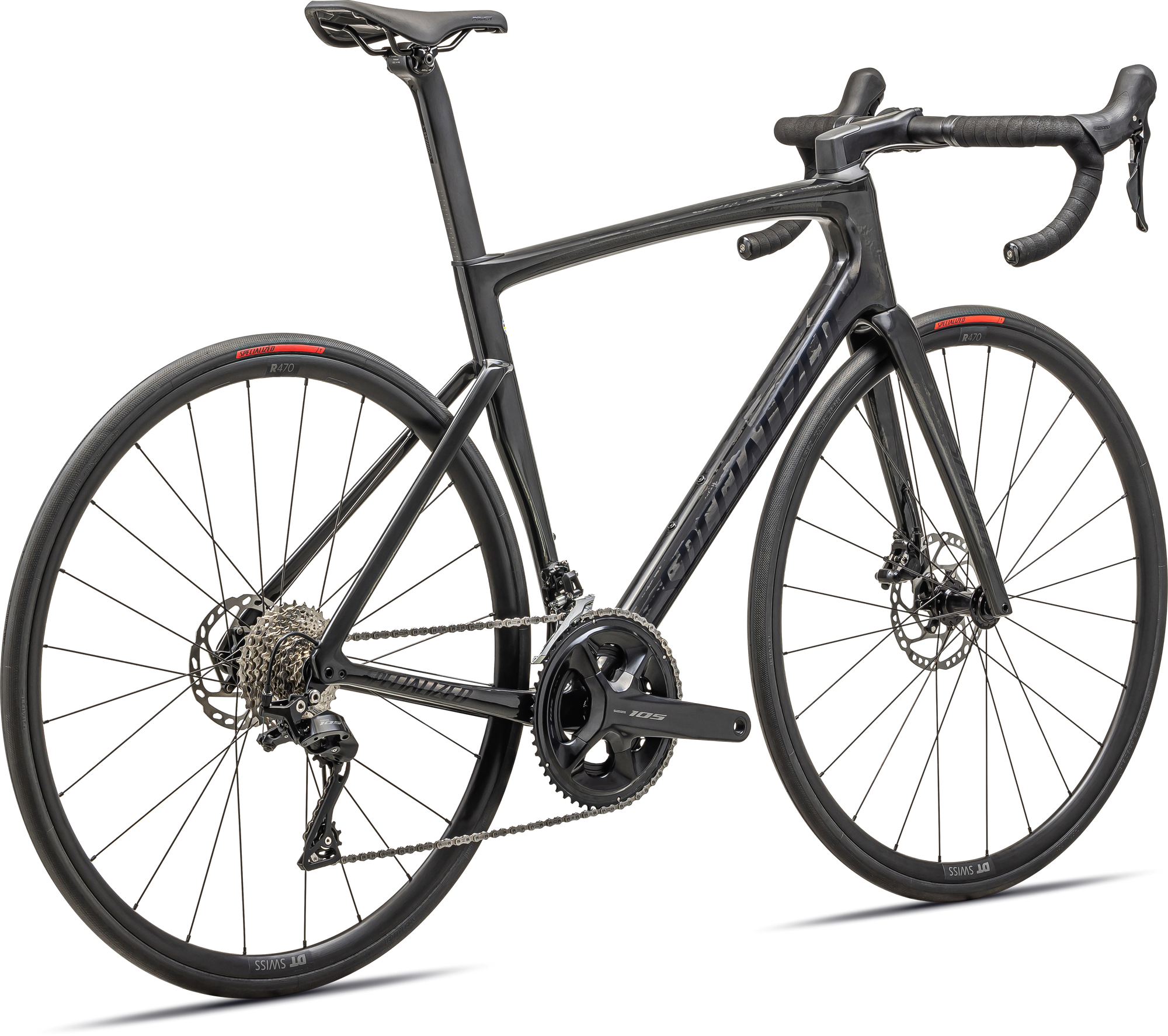 Specialized Tarmac SL7 Sport - Shimano 105 - Gloss Carbon / Metallic Dark Navy