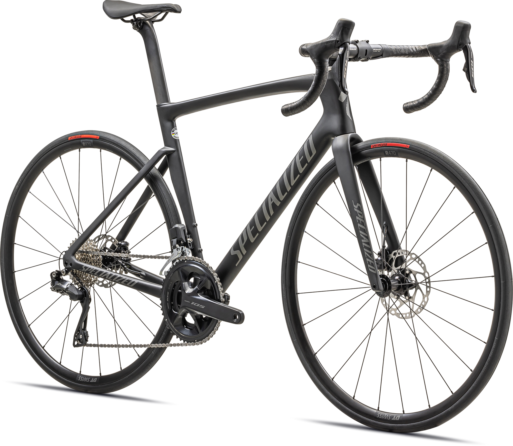 Specialized Tarmac SL7 Comp - Shimano 105 Di2 - Satin Obsidian / Smoke