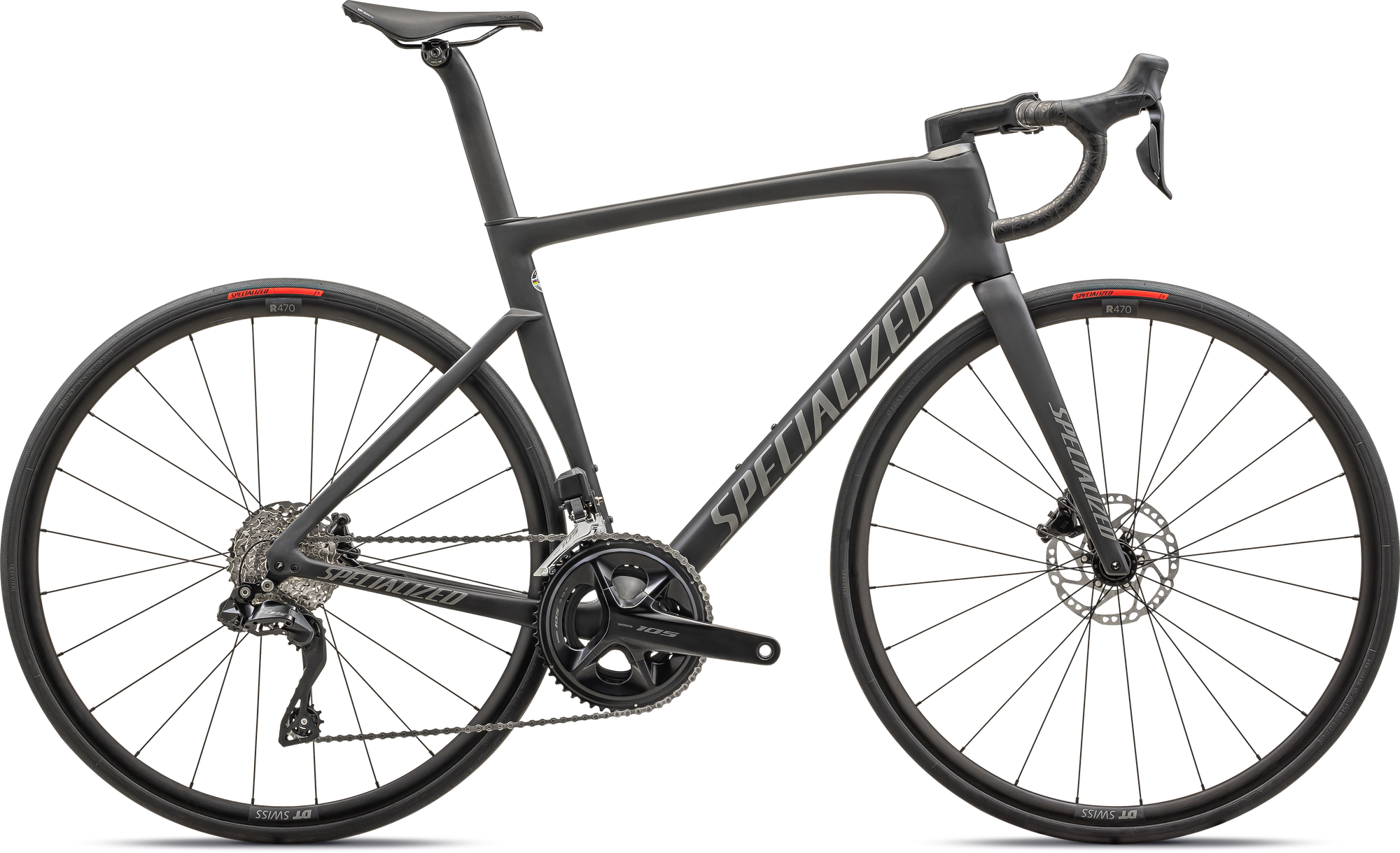 Specialized Tarmac SL7 Comp - Shimano 105 Di2 - Satin Obsidian / Smoke