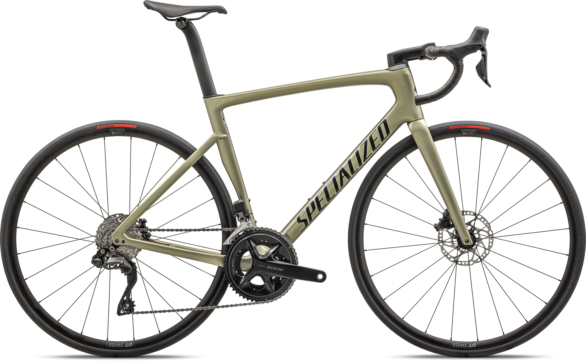 Specialized Tarmac SL7 Comp - Shimano 105 Di2 - Gloss Metallic Spruce / Metallic Midnight Shadow
